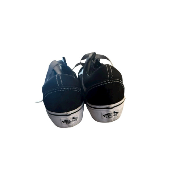 Vans Old Skool Black White Canvas Suede Low Top Sneakers Men’s 6.5 Women’s 8 EU - Picture 4 of 7